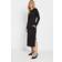 PixieGirl Petite Jersey Long Sleeve T-Shirt Dress - Black