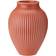 Knabstrup Keramik Fluted Coral Vase 27cm