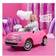 Xootz Kids Pink Fiat 500 Ride On Car