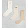 New Balance Unisex Everyday Crew Socks Neutrals - Brown/Beige Cotton