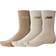 New Balance Unisex Everyday Crew Socks Neutrals - Brown/Beige Cotton