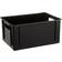 Plast1 Brick Black Storage Box 11L