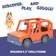 Moose Heeler Family Road Trip 4WD Vehicle with Chilli
