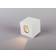 Hide-a-lite Cube I White Wall light
