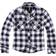 Brandit Kid's Check Shirt Long Sleeve - White/Black Checkered (6016-46)