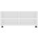 vidaXL 800180 White TV Bench 90x35cm