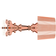 Kartell Bourgie Copper Table Lamp 78cm