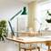 Nielsen Light Jensen Green Table Lamp 85cm