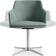 Skovby SM55 Grey/Polished Armchair 78cm