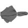 Broste Copenhagen Gracie Cloth Napkin Grey (45x45cm)