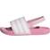 adidas Kid's Adilette Estrap Slides - Clear Pink/Cloud White/Bliss Pink