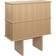 ferm LIVING Stilt Double 109x100 cm Natural Oak Sideboard 100x109cm