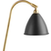 GUBI Bestlite BL6 Brass/Charcoal Black Wall light ∅ 16cm