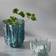 Kosta Boda Crackle Circular Blue Candle Holder 5.8cm