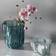 Kosta Boda Crackle Circular Blue Candle Holder 5.8cm