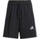 adidas Women Essentials 3 Stripes Cotton Shorts - Black/White