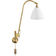 GUBI Bestlite BL6 Brass/Matt White Wall light ∅ 16cm