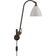 GUBI Bestlite BL6 Black Brass/Matt White Wall light ∅ 16cm