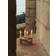 ferm LIVING Newel Modular Lysestagesæt Travertine Fyrfadsstage