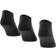 adidas Thin and Light No Show Socks 3-pack - Black/White