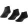 adidas Thin and Light No Show Socks 3-pack - Black/White