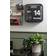 Karlsson Big Flip Black Wall Clock 43cm