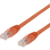 Deltaco Cat6 U/UTP RJ45 - RJ45 M-M Orange 3m