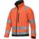 Snickers Workwear 1330 AllroundWork Hi-Vis Shell Jacket - Orange/Steel Grey