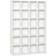 Homcom 456 CD/ 336 DVD White Book Shelf 130.5cm