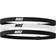 Nike Elastic 2.0 Headbands 3-pack - Black/White