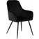 House Nordic Harbo Velvet Black Kitchen Chair 87cm 2pcs