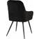 House Nordic Harbo Velvet Black Kitchen Chair 87cm 2pcs