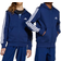 adidas Junior Essentials Full-Zip Hoodie - Dark Blue/White (JY4980)