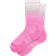 Lululemon Unisex Power Stride Crew Socks Reflective Grid - Blissful Pink/Racer Pink