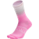 Lululemon Unisex Power Stride Crew Socks Reflective Grid - Blissful Pink/Racer Pink
