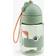 Done by Deer Straw Bottle Playground Grøn 280 ml