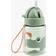 Done by Deer Straw Bottle Playground Grøn 280 ml