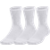 Under Armour Unisex 3-Maker Mid-Crew Socks 3-pack - White/Mod Gray