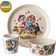 Koziol Connect Paw Patrol Barnservis 3 delar Tallrik/Skål/Mugg Beige