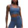 Lululemon Like a Cloud Gerippter Longline-BH Leichter Halt D DD Cups - Blue Twill