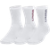 Under Armour Mid Crew Maker Socks 3-pack - White/White