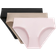 Lululemon InvisiWear Bikini Unterwäsche Mittelhohem Bund 3er-Pack - Black/Nutmeg/Blissful Pink
