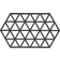 Zone Denmark Triangles Black Trivet