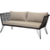 Bloomingville Mundo Taupe/Black Sofa 175cm 2 Seater