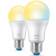 WiZ GU10 Smart LED-lampa E27 x 2