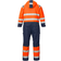Fristads Kansas High Vis Airtech Class 3 8015 GTT Winter Coverall - High vis Orange/Navy