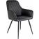 House Nordic Harbo PU Black Kitchen Chair 87cm 2pcs
