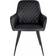 House Nordic Harbo PU Black Kitchen Chair 87cm 2pcs