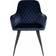 House Nordic Harbo Velvet Blue Kitchen Chair 87cm 2pcs