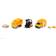 Siku DHL Logistik Set 7 Delar 8 cm